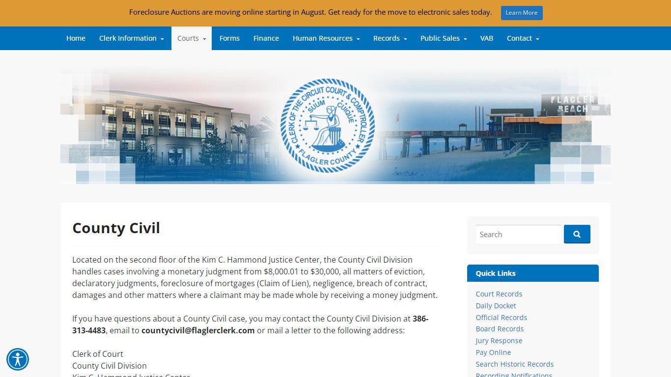 County Civil – Flagler County Clerk of the Circuit Court ...